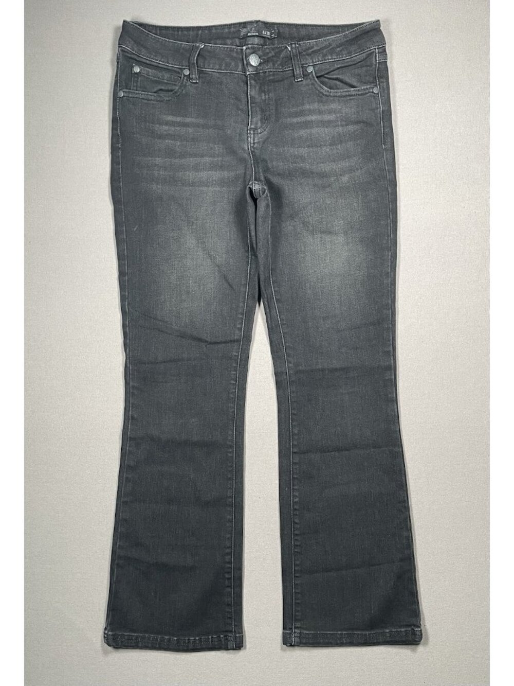 Prana Geneva Organic Black Bootcut Stretch Denim Jeans - Women Size 8/29 Short